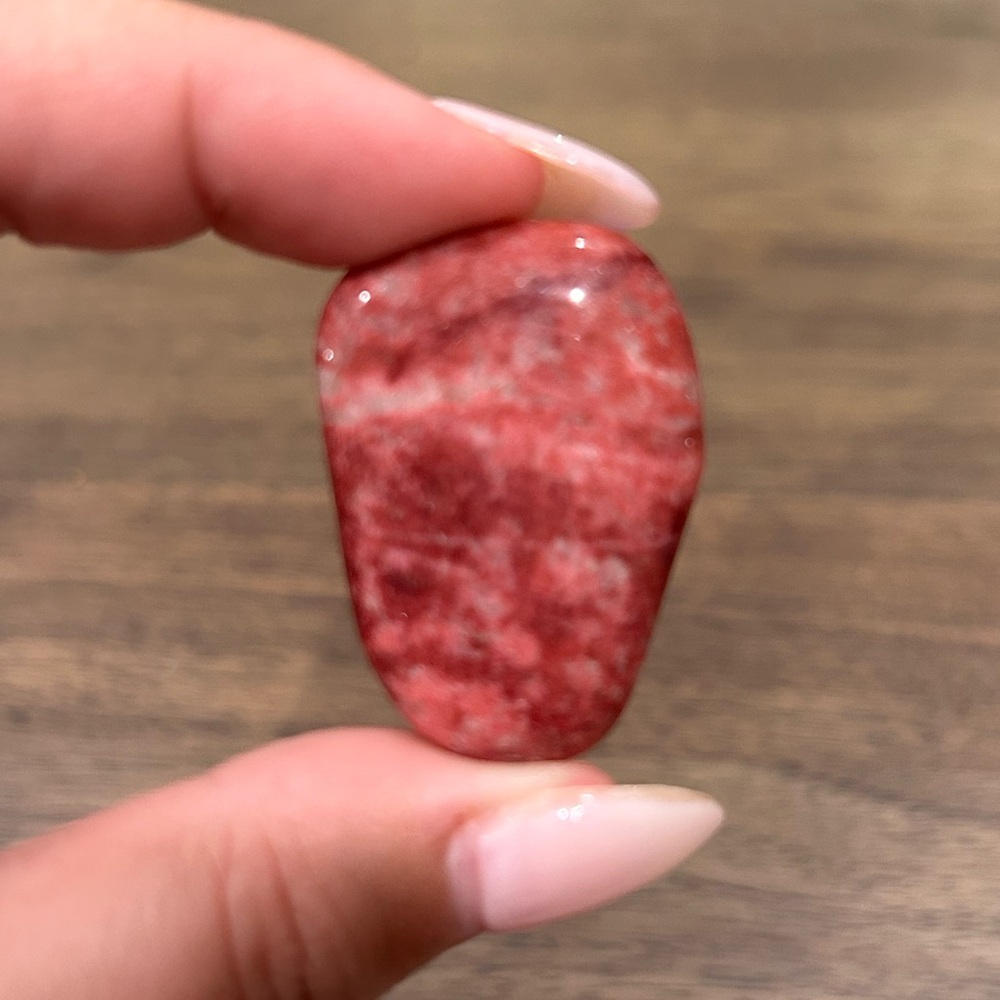 Thulite Pocket Stone